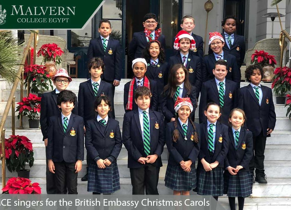 MCE singers for the British Embassy Christmas Carols