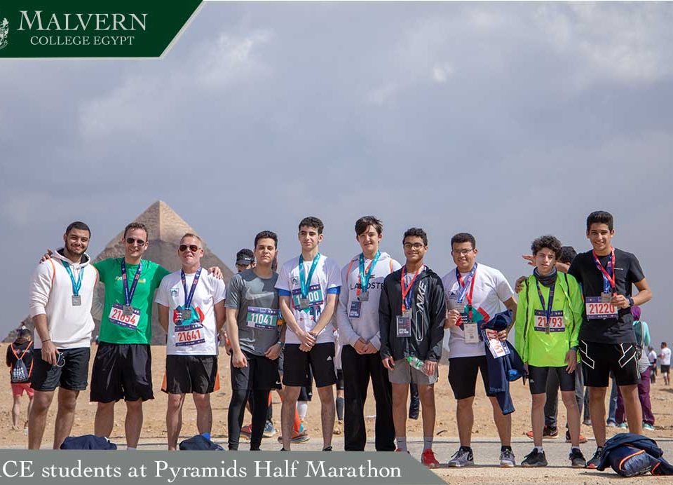 MCE students at Pyramids Half Marathon